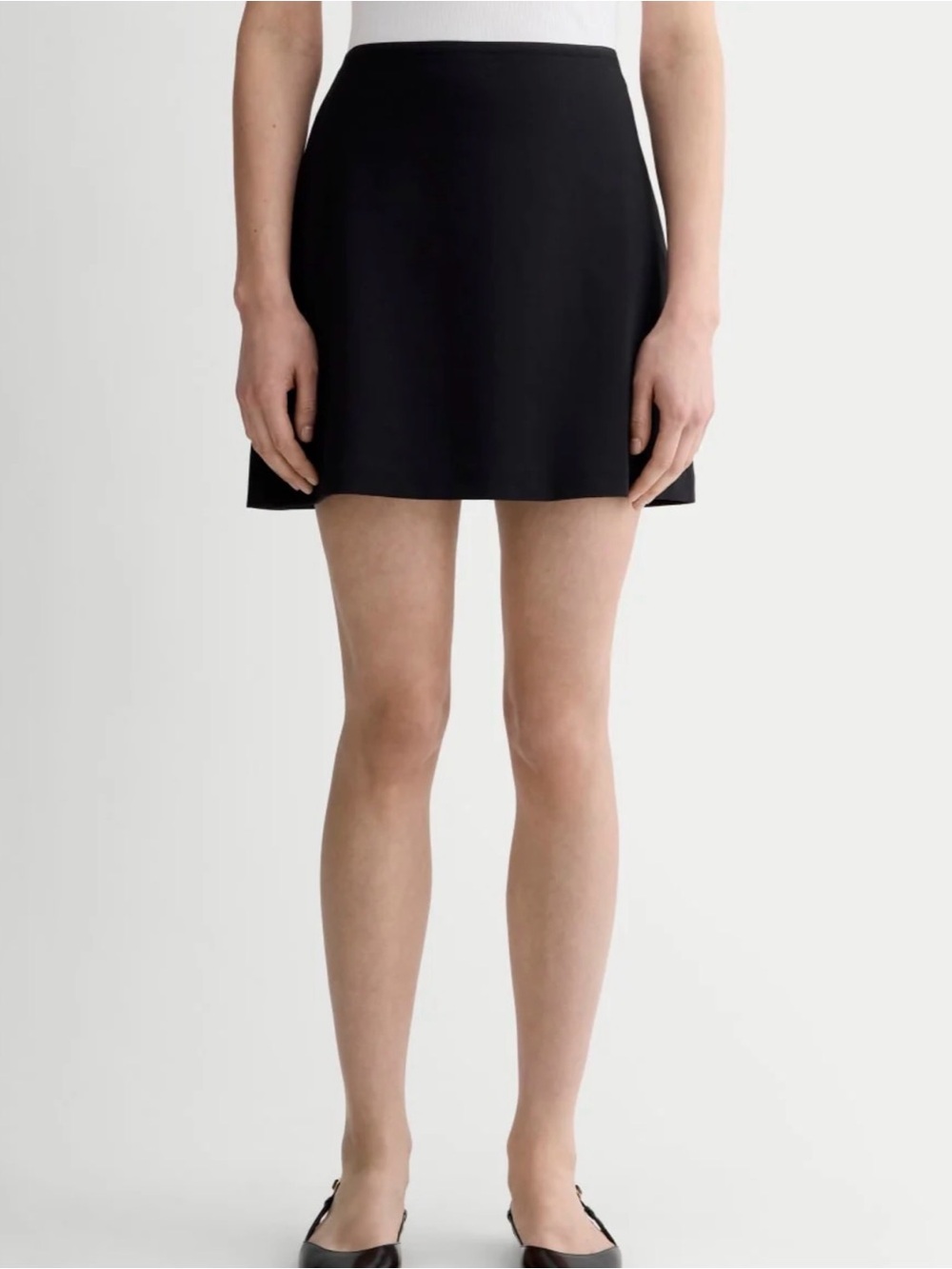 Everlane The Dream Mini Skirt - Black